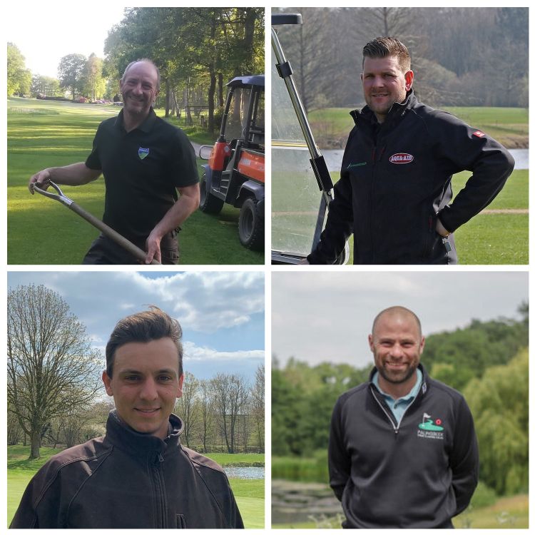 Boven: Allan Salmond en Gijs van Berkel. Onder: Ralf Smeets en Ben Hooper.