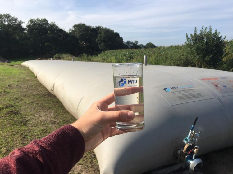 Golfbaan Prise d'Eau gebruikt Water voor Later